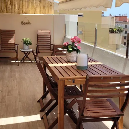Atico Moliere Beach شقة مالقة